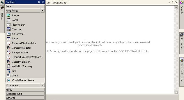  Visual Studio .NET\Crystal Report()    cashchog